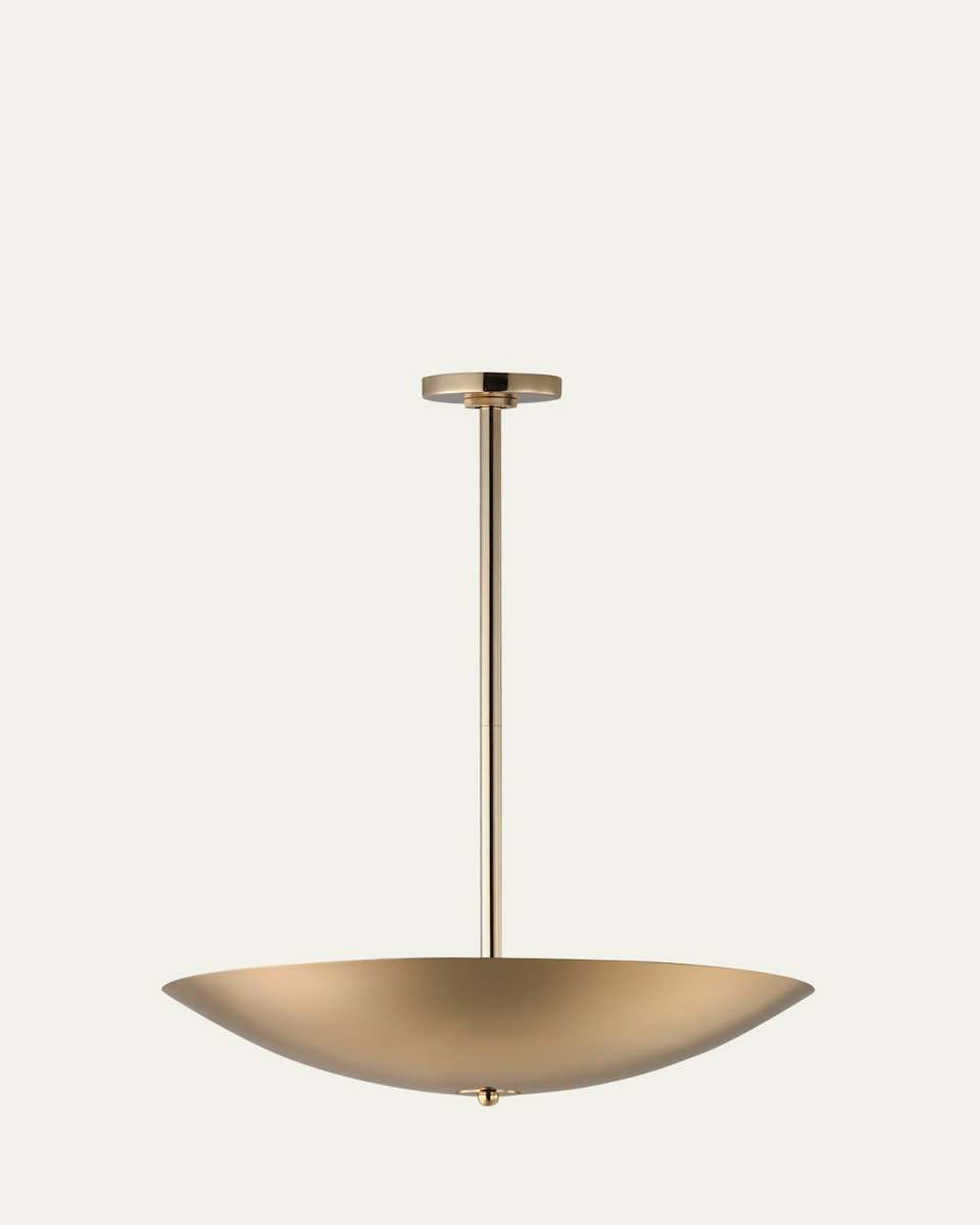 Vesta 24" French Gold LED Pendant